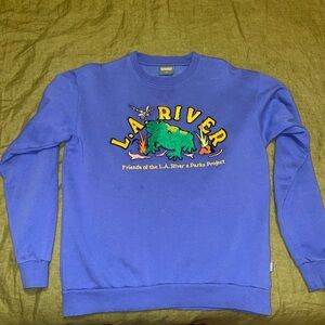 Parks Project Blue LA River Graphic Crewneck Sweater